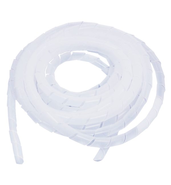 Espiral Envolvente UV 6mm (color blanco)