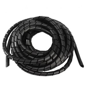 Espiral Envolvente UV 6mm (color negro)
