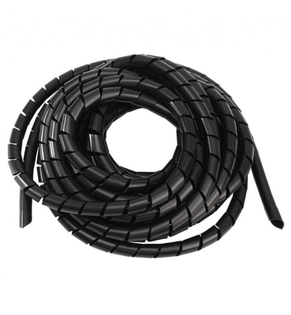 Espiral Envolvente UV 6mm (color negro)